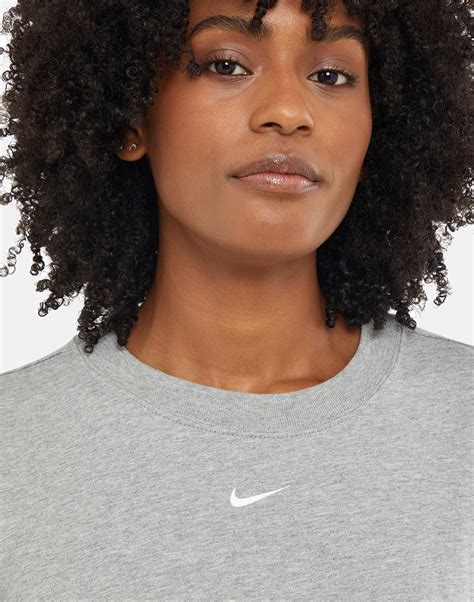 Nike Womens Essential T Shirt Grey Life Style Sports Ie