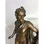 20th Century Bronze Statue Of Apollo The Greek God Archery For Sale 
