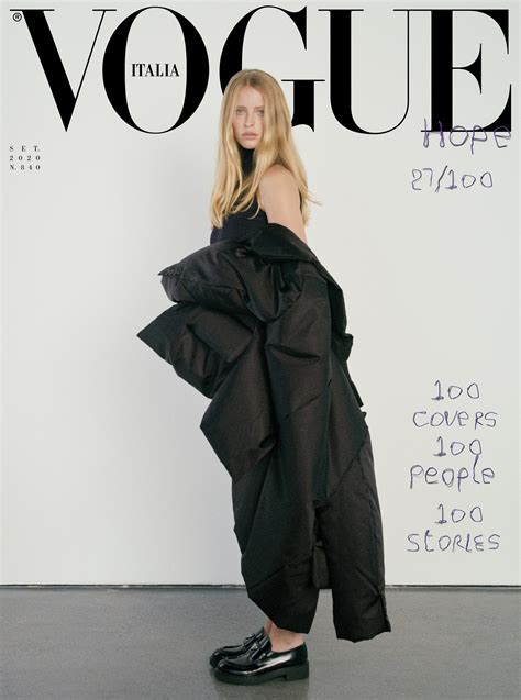 le 100 copertine di vogue italia di settembre 2