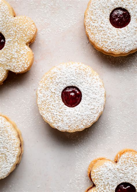 Linzer Cookies With Raspberry Jam Filling Baking Is Therapy