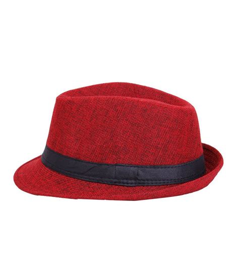 Innovation The Store Mens Fedora Hat Red Buy Online Rs Snapdeal