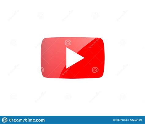 Vector Youtube Logo Social Media Icon Youtube Editorial Stock Photo