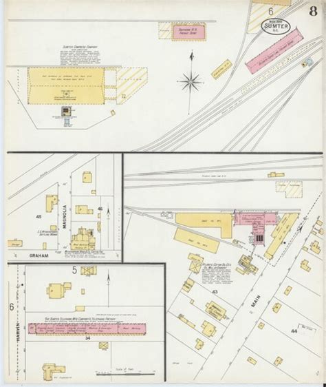 Filesanborn Fire Insurance Map From Sumter Sumter County South