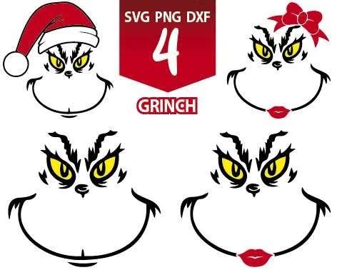 Grinch Face SVG, Grinch svg, Grinch Clipart, The Grinch, Christmas svg