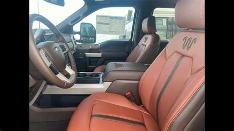 2022 Ford Super Duty King Ranch Interior Youtube