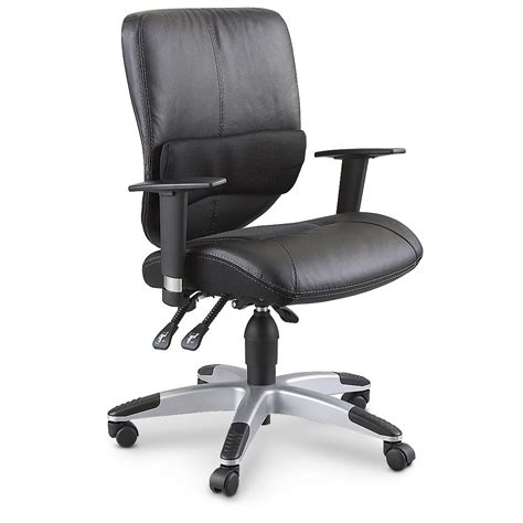 Sealy Posturepedic Leather Office Chair Black 183979 Office At