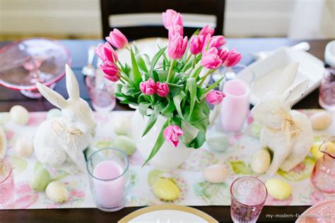 Creating An Inviting Easter Tablescape The Flowering Farmhouse