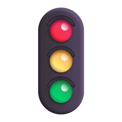Vertical Traffic Light 3d Icon Fluentui Emoji 3d Iconpack Microsoft
