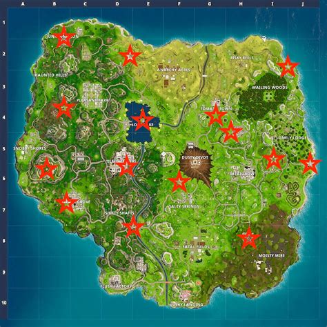 Fortnite Poster Locations Where To Spray Over Different Carbide And