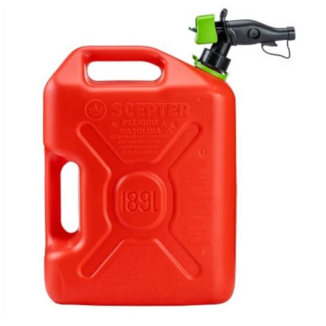Scepter Smartcontrol Dual Handle Gasoline Can Container Jug 5 Gal18