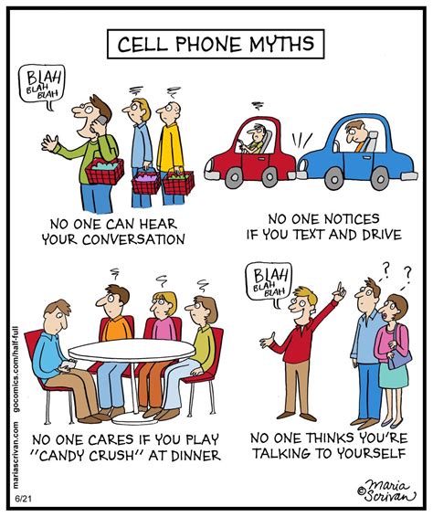 4 Phone Etiquette Myths That Will Ruin Your Social Life Life Comics