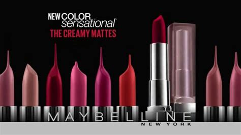 Maybelline New York Color Sensational The Creamy Mattes Tv Spot Ispottv