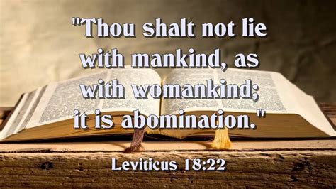 Leviticus 18 22 Youtube