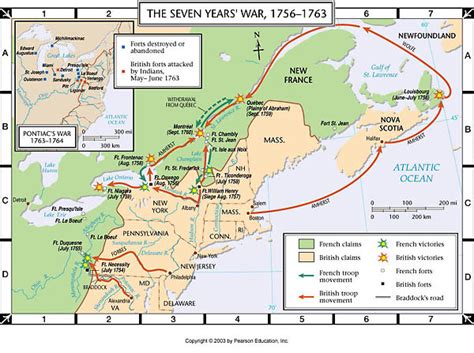Atlas Map The Seven Years War