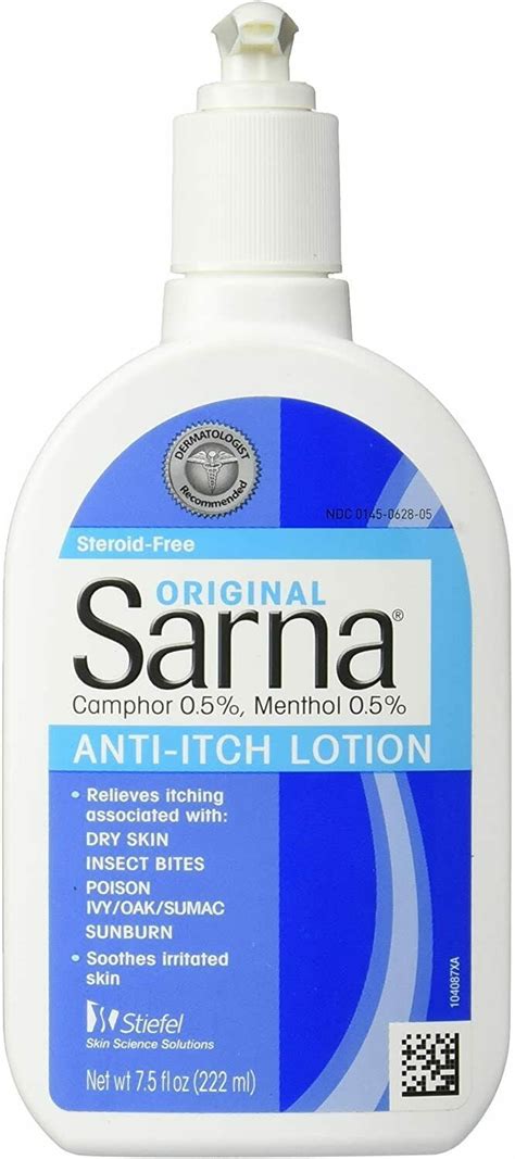 Sarna Original Anti Itch Lotion 75oz Steroid Free