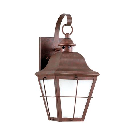 Outdoor wall lighting fixtures come in so many styles so you can be sure you'll find the perfect outdoor wall light fixture for your yard. Sea Gull Lighting Chatham 1-Light Weathered Copper Outdoor ...