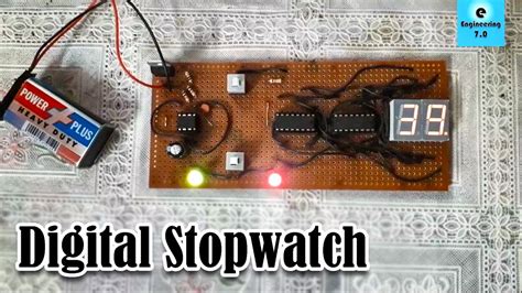 How To Make A Digital Stopwatch Dld Project Engineering 70 Youtube