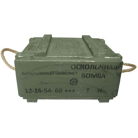 60mm Soviet Mortar Crate Empty Inert Products Llc