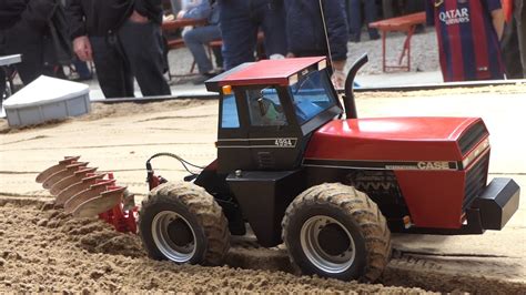 Case Ih 4994 Ploughing W 6 Furrow Plow At Small Field 400hp V8 Saab