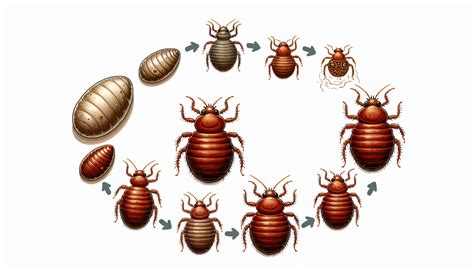 Bed Bug Lifecycle Stages From Egg To Adult Biotech Termite And Pest
