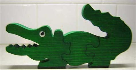 Wood Puzzles For Kids Alligator Puzzle Wooden Puzzles Woodworking