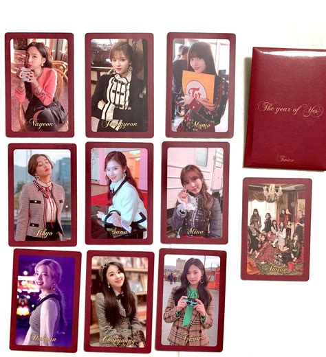 Twice Official Preorder Photocard Eyes Wide Open The Year Etsy