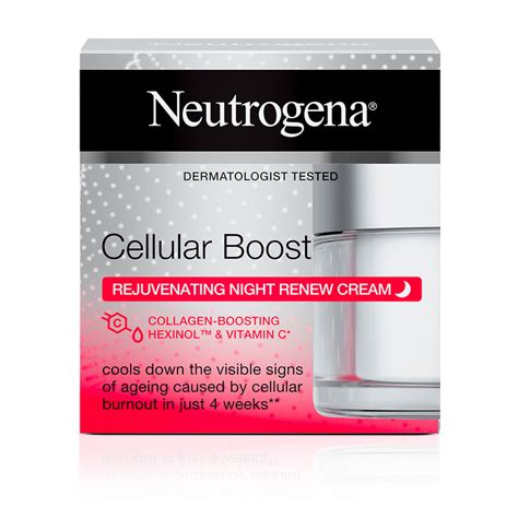 neutrogena cellular boost anti ageing night cream