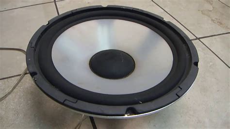 How Work Vintage 12 Woofer Speaker 8 Ohm Home Audiow 1213 P Youtube