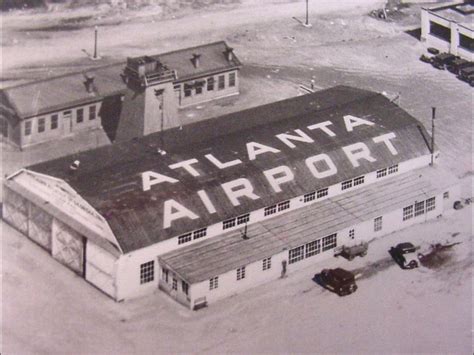 Photo Tour Before They Were Airports Atlanta Airport Hartsfield