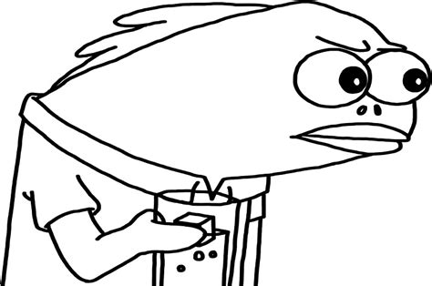 See more ideas about coloring pages, coloring books, colouring pages. "Meme - Spongebob" Stickers by theemibee | Redbubble
