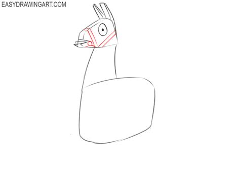 How To Draw Llama From Fortnite Easy Drawing Art