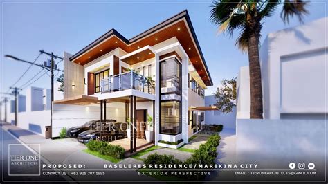Bas Residence 180 Sqm House Design 170 Sqm Lot Tier One