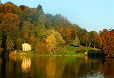 Autumn Sunset At Stourhead Gardens In Wiltshire A Photo On Flickriver