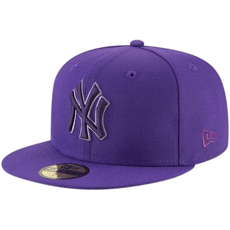 Mens New York Yankees New Era Purple 59fifty League Pop Fitted Hat