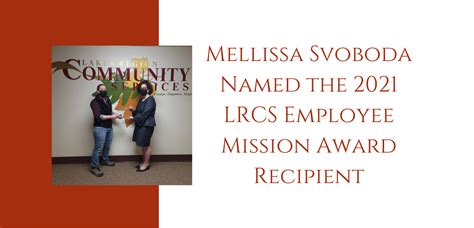 2021 Employee Mission Award Lakes Region Community Services