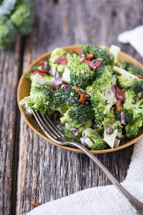 Tangy Broccoli Salad Recipe Broccoli Broccoli Salad Broccoli