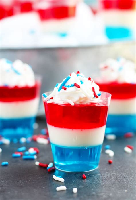 Here S How To Make Red White And Blue Jello Shots For The Th Of July Hot Sex Picture