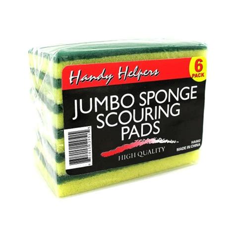 Sponge With Scouring Pads 30 Pack Pad