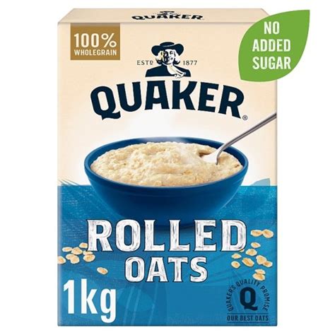 Quaker Rolled Oats 1kg British Breakfast Cereal Kellys Expat Shopping