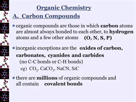 Ppt A Carbon Compounds Powerpoint Presentation Free Download Id