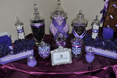 Purple Candy Buffets Time For The Holidays Wedding Ideas