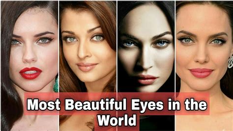 Top 10 Most Beautiful Eyes In World Youtube