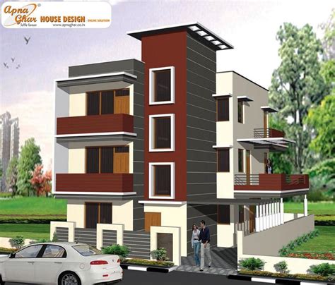 Also includes links to 50 1 bedroom, 2 bedroom, and studio apartment floor plans. modern triplex (3 floor) house design.Click on this link ...