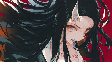 Nezuko Demon Form Wallpaper MinhaMikaial