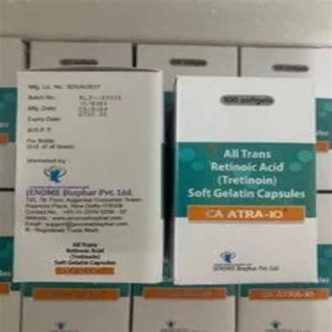 Finished Product Isotretinoin Vesanoid Tretinoin 10 Mg Capsules
