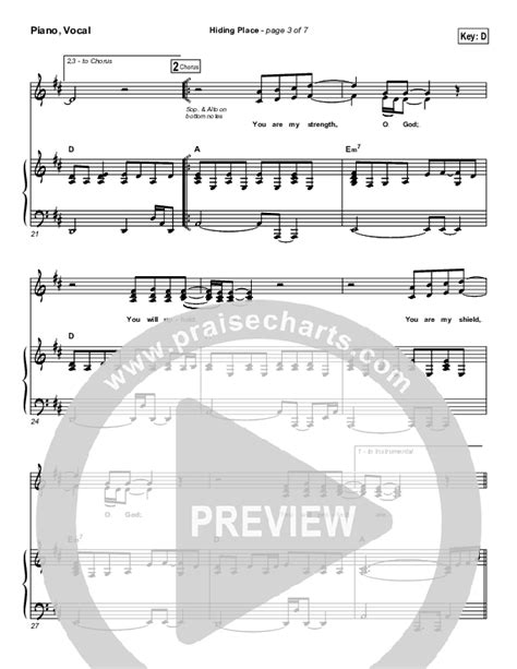 Hiding Place Sheet Music Pdf Don Moen Praisecharts