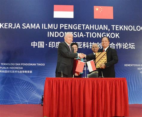 Kerjasama Indonesia Tiongkok Di Bidang Sains Teknologi Dan Inovasi