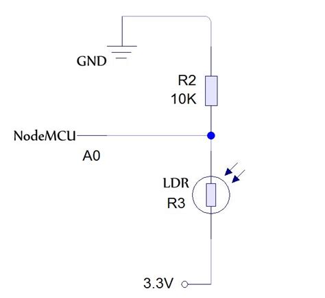 NodeMCU Based IoT Project Connecting LDR Sensor Hackster Io