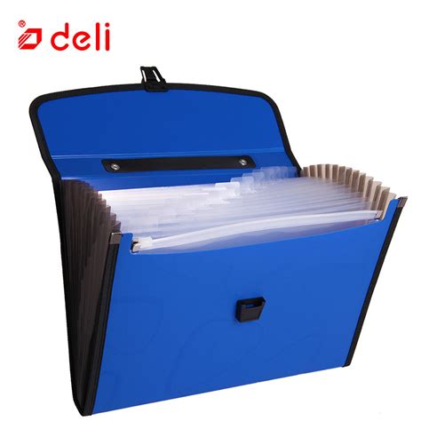Deli A4 Size Folder Document Bag Expandable Filing Storage Document