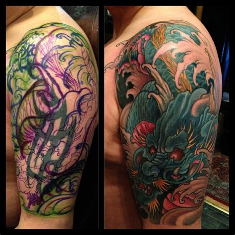 Dragon Cover Tattoo Cover Up Tattoos Tattoos